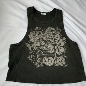 Garage crop top